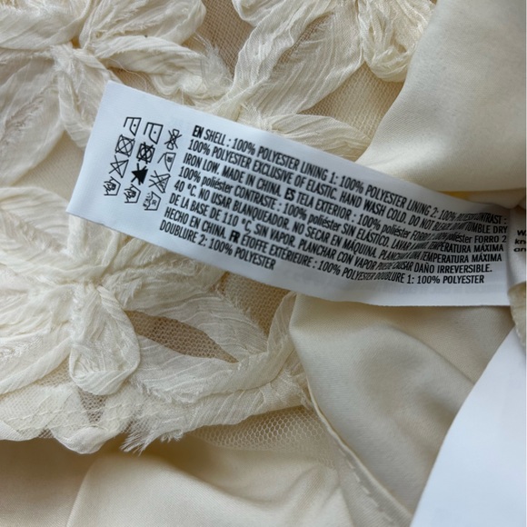 FLORAL LACE MINI DRESS SIZE SMALL | Anthropologie - Picture 6 of 6